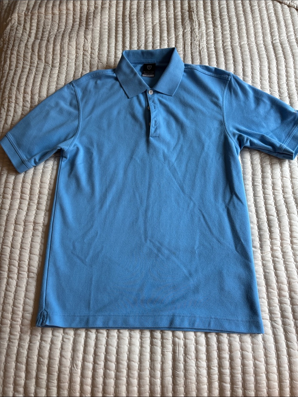 Nike Men's Sky Blue Polo Shirt Size Small